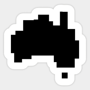 Australia Pixel Sticker